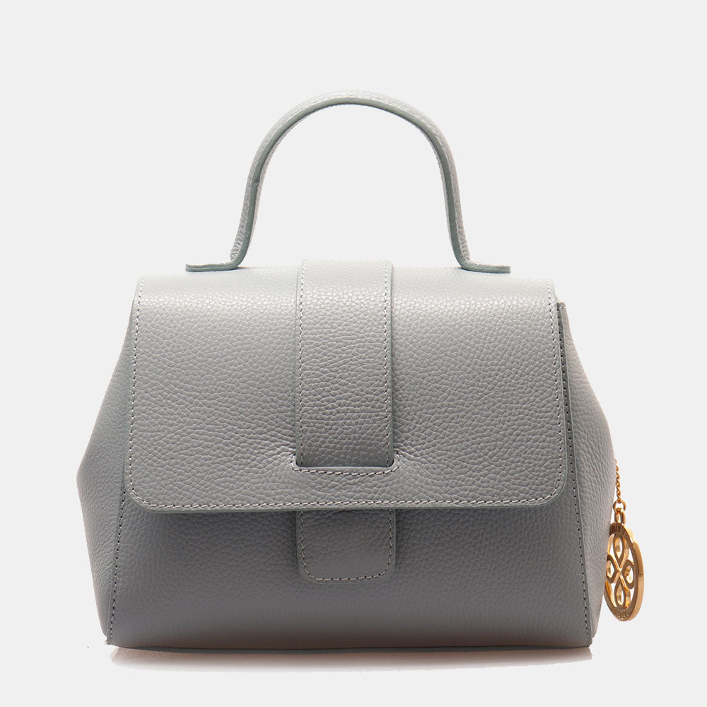 Borsa a Mano con Tracolla VIAVERDI in Pelle Avio Made in Italy linea Fiesole