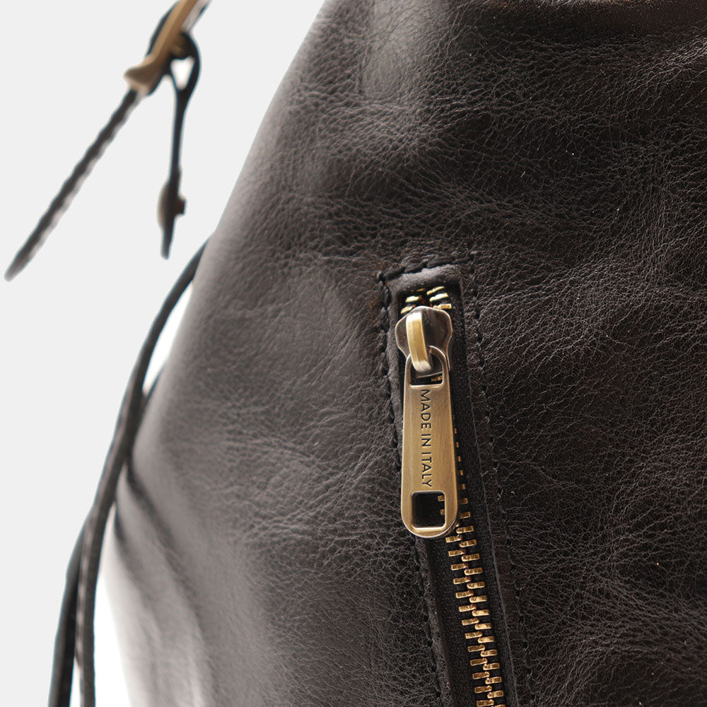 Zaino Donna in Pelle Nero VIAVERDI Made in Italy linea Firenze