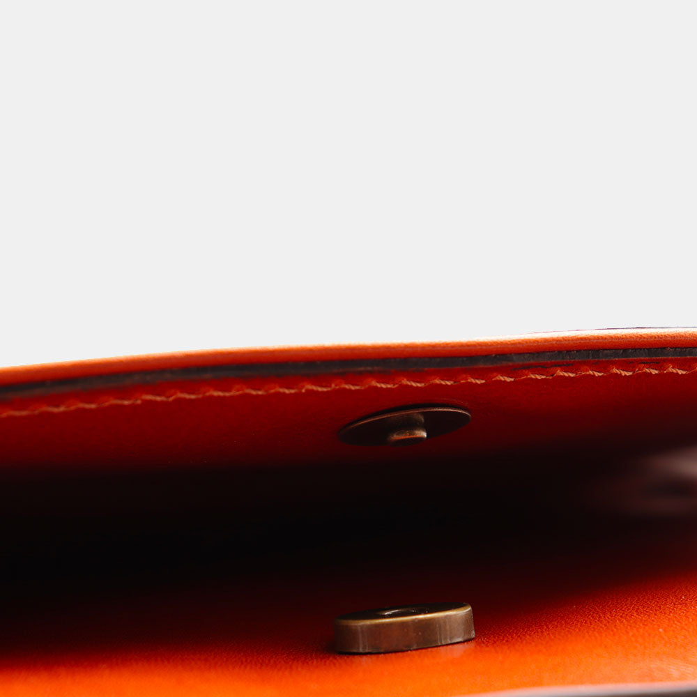 Borsa Tracolla VIAVERDI in Pelle color Cuoio Made in Italy linea Firenze