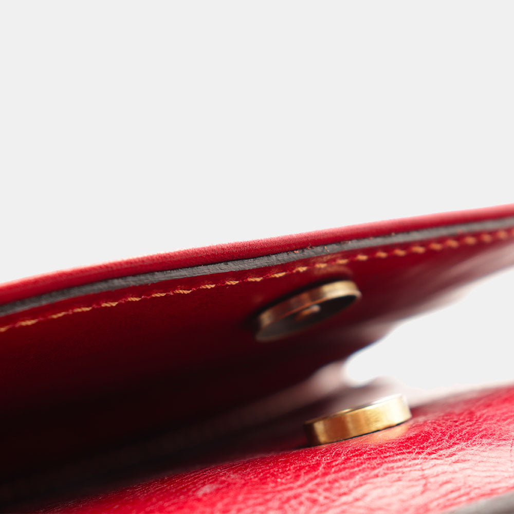 Borsa Tracolla VIAVERDI in Pelle Rossa Made in Italy linea Firenze