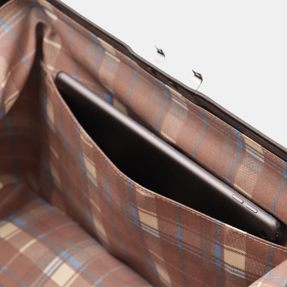 Borsa Medico Classica in Pelle Nera VIAVERDI Made in Italy linea Firenze