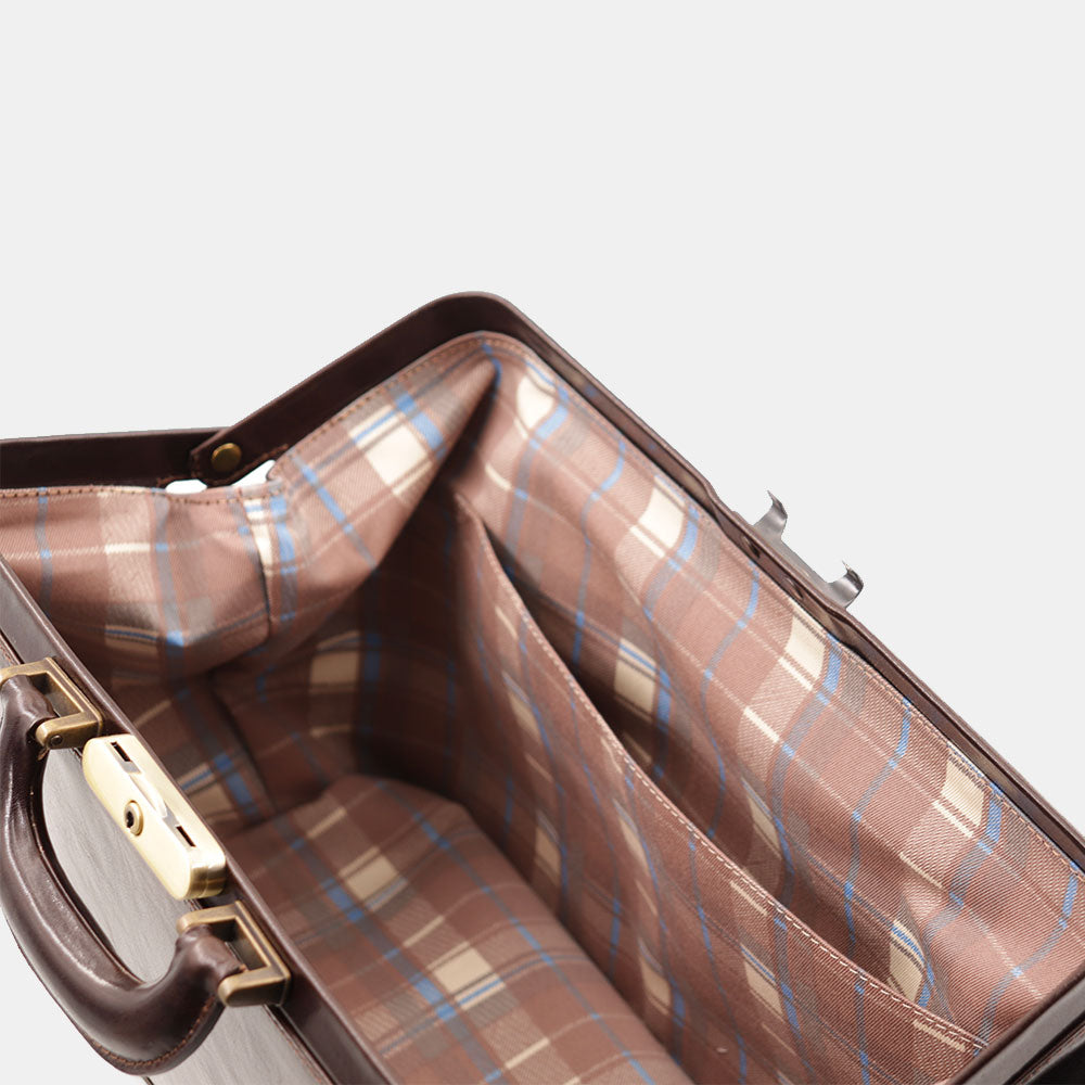 Borsa Medico Classica in Pelle Testa di Moro VIAVERDI Made in Italy linea Firenze