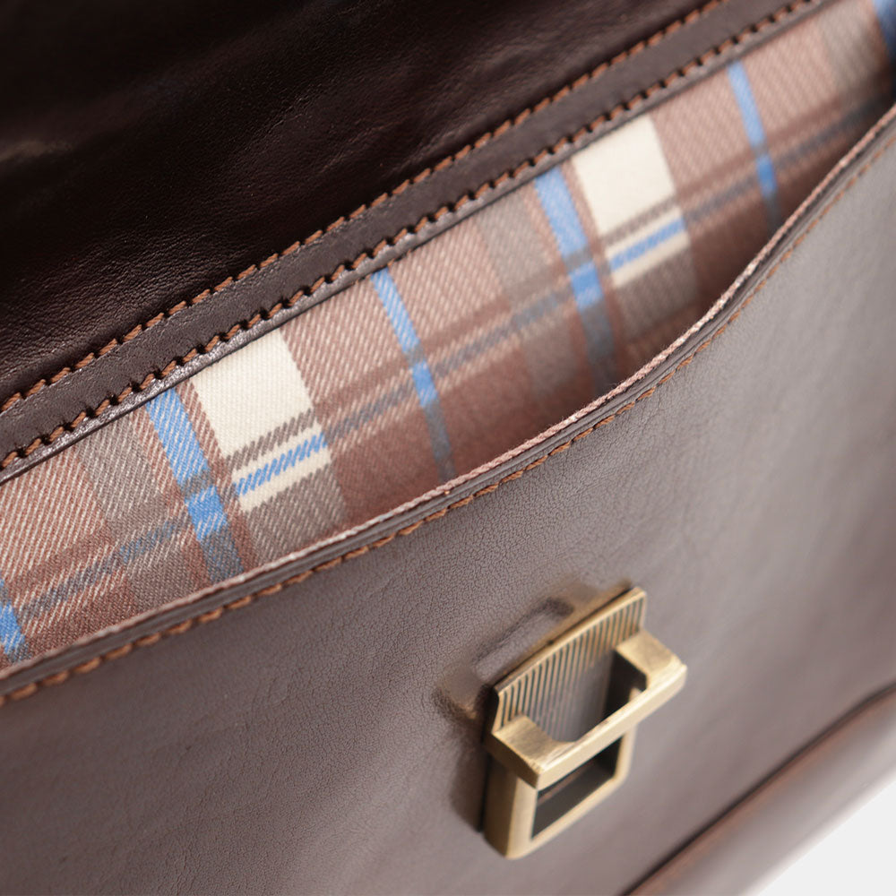 Borsa Medico Classica in Pelle Testa di Moro VIAVERDI Made in Italy linea Firenze