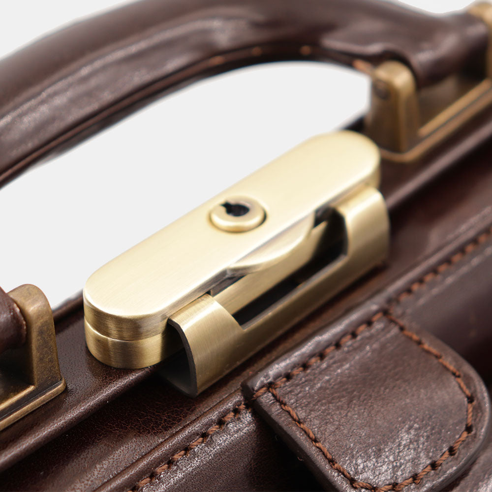 Borsa Medico Classica in Pelle Testa di Moro VIAVERDI Made in Italy linea Firenze