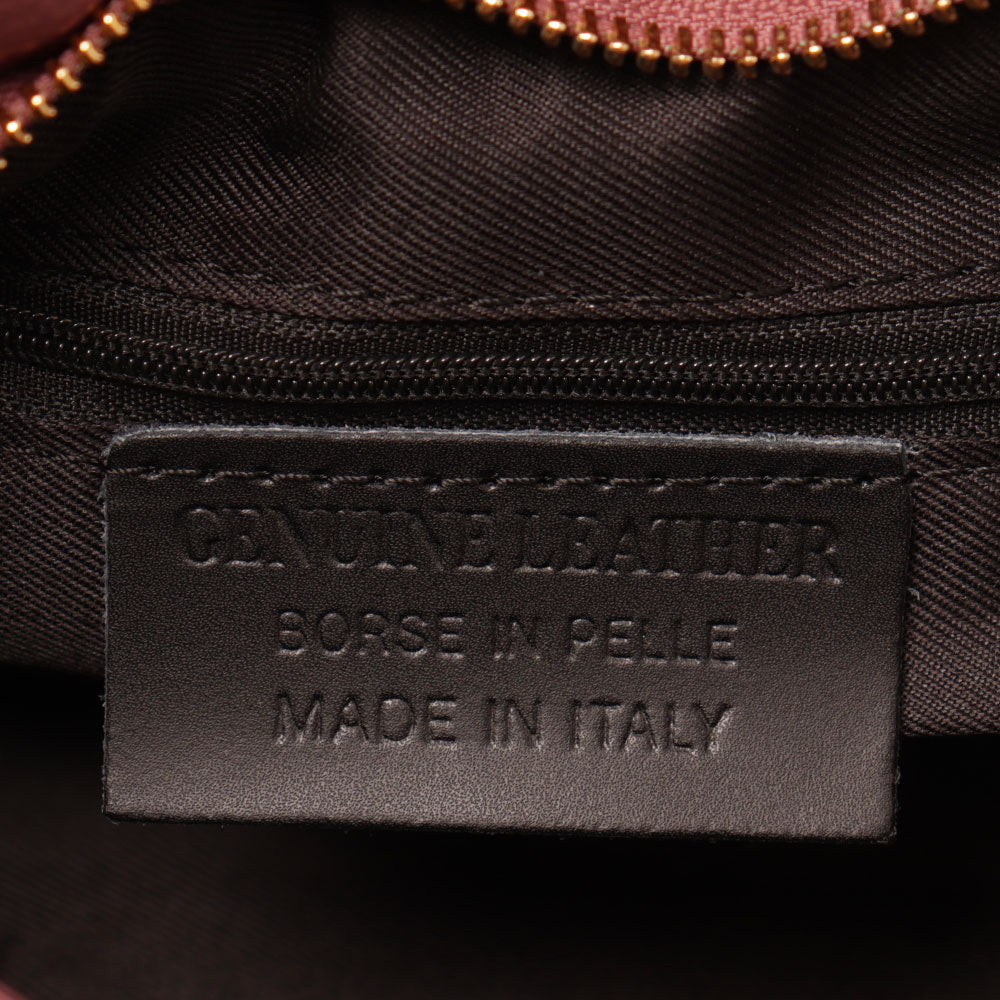 Borsa Hobo a Spalla con Catena VIAVERDI in Pelle Rosa Antico Made in Italy linea Monteriggioni