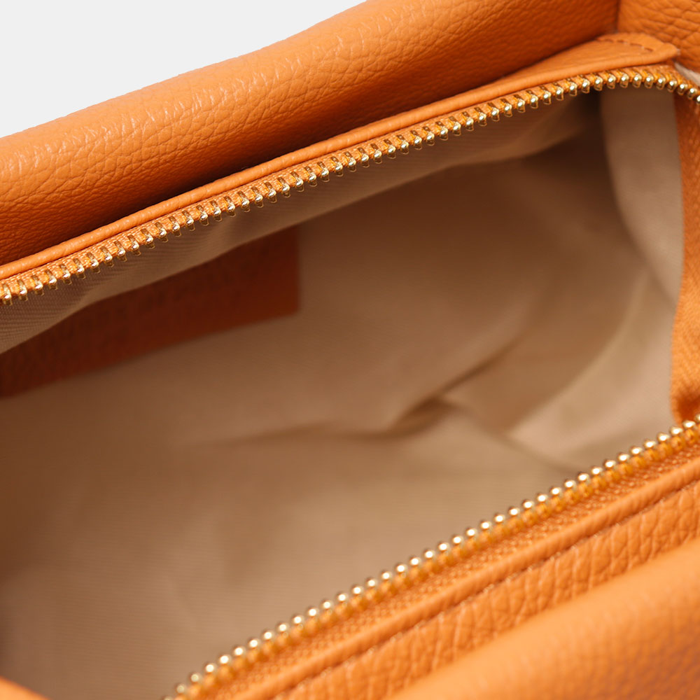 Borsa a Mano con Tracolla VIAVERDI in Pelle Cuoio Made in Italy linea Castiglione