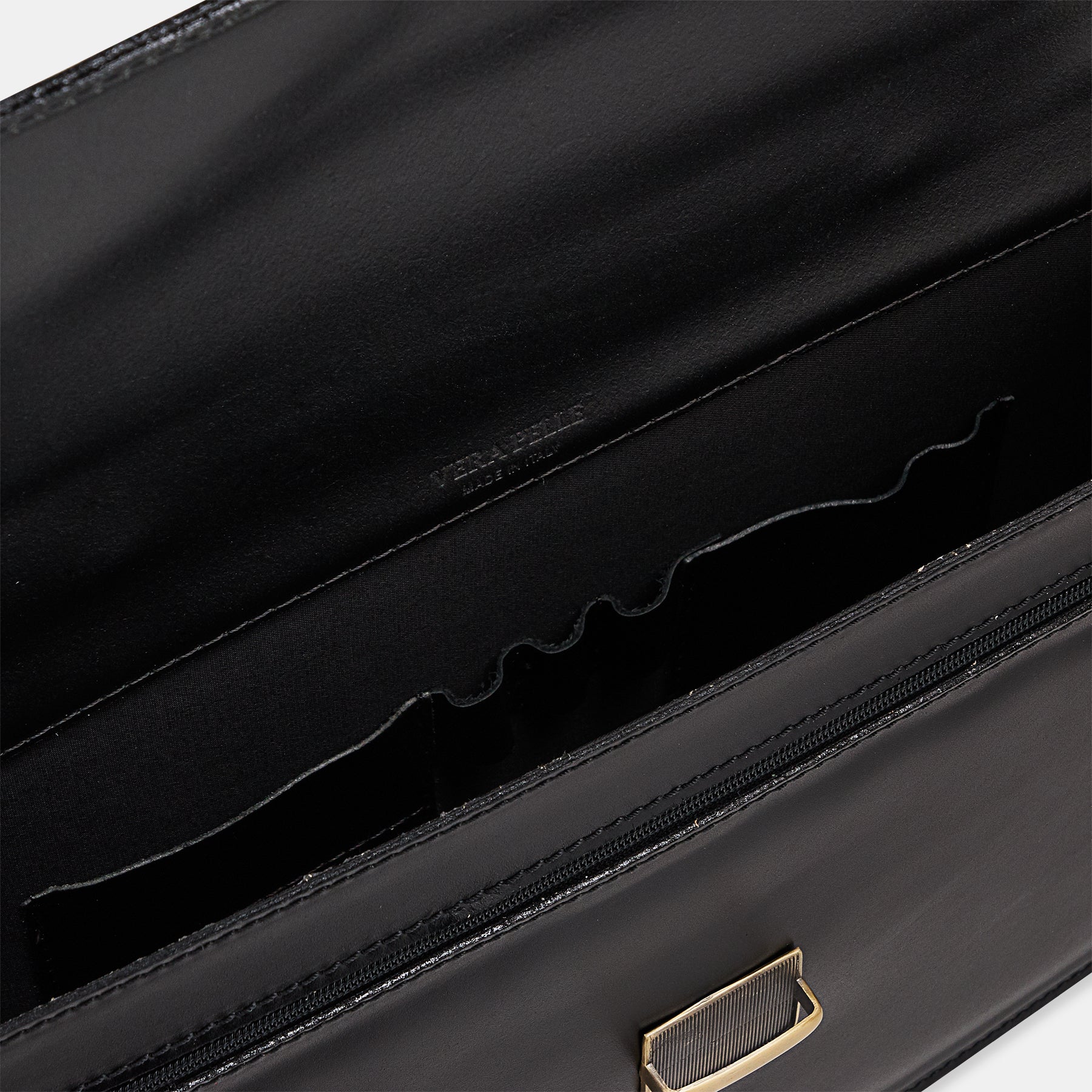 Cartella da Lavoro in Pelle Nera VIAVERDI Made in Italy - Pc 15.6