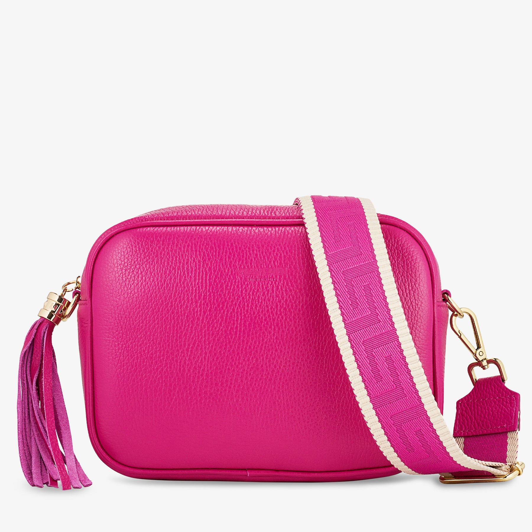 Leather Crossbody Bag Hot Pink Camera Bag Karl Lagerfeld Paris