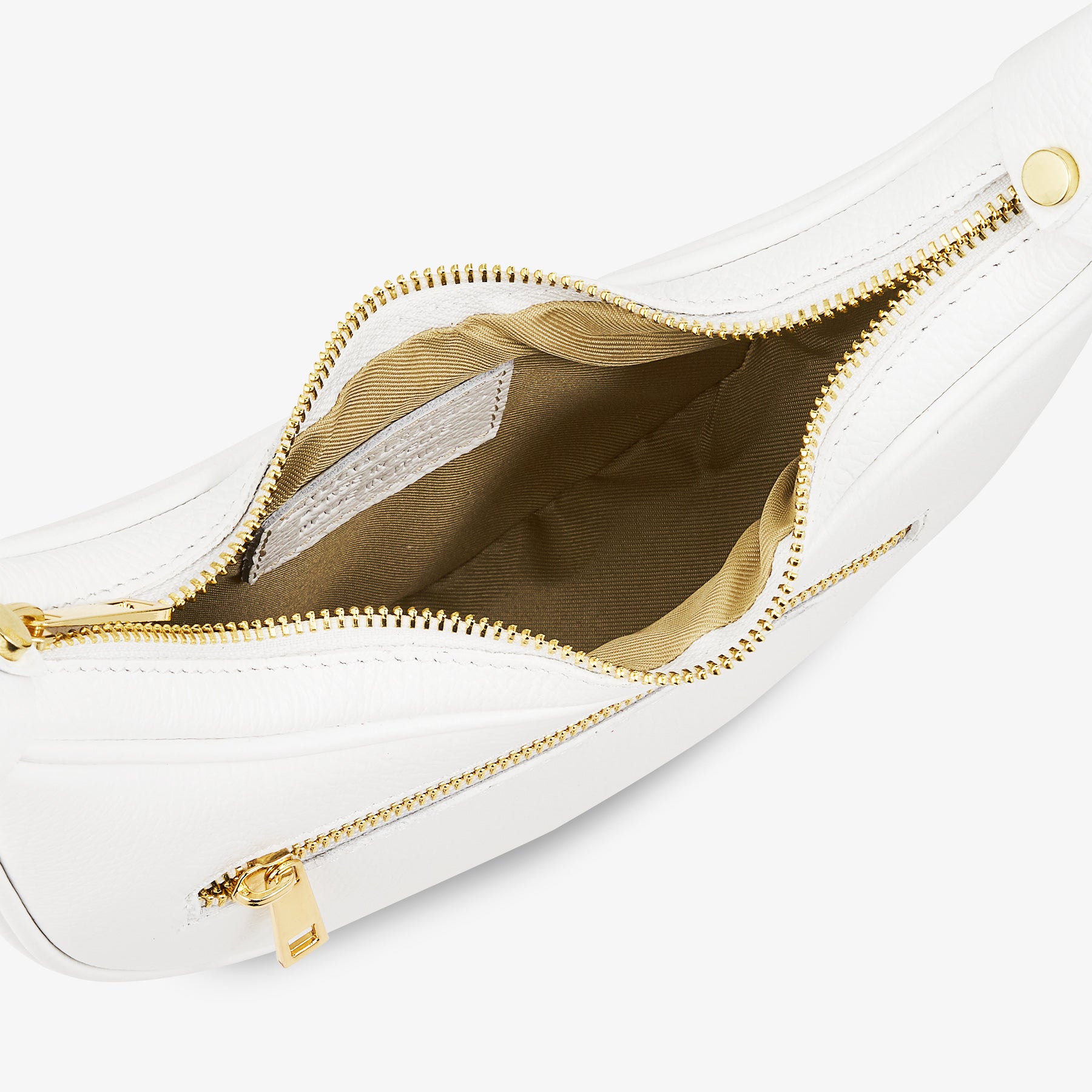 Borsa a Tracolla in Pelle Bianca VIAVERDI Made in Italy