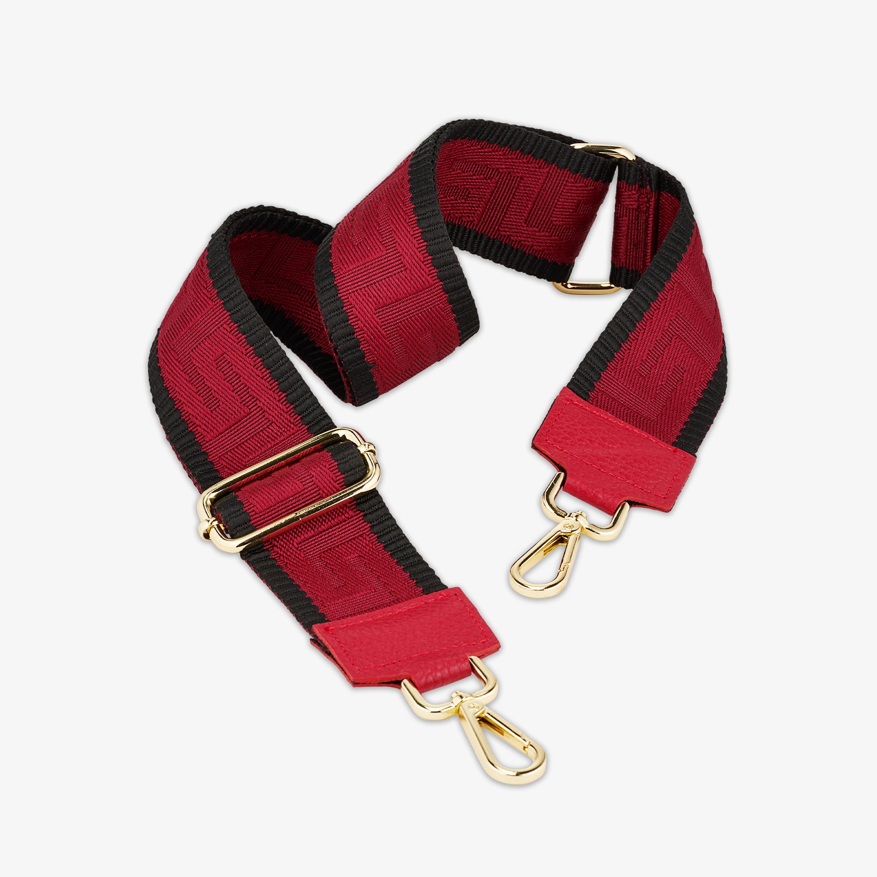 Borsa Camera Bag Media in Pelle Rossa con Tracolla VIAVERDI Made in Italy