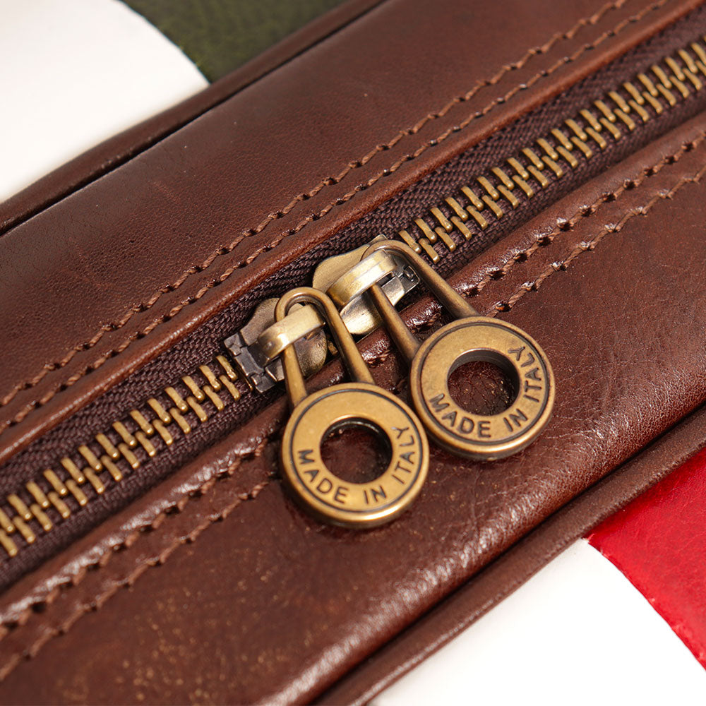 Borsone da Viaggio in Pelle Testa di Moro VIAVERDI Made in Italy Linea Firenze