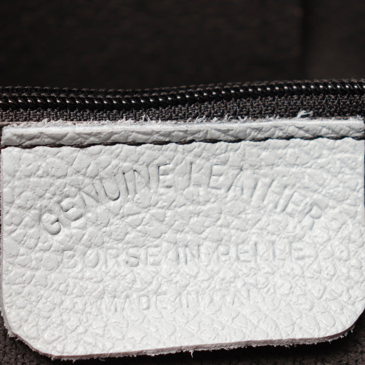 Beuteltasche mit Schultergurt VIAVERDI aus Zuckerpapierleder Made in Italy Capalbio-Linie