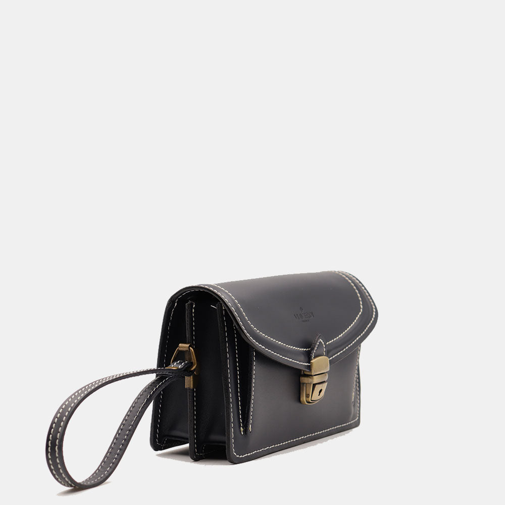 Beauty Uomo VIAVERDI Made in Italy in Pelle Blu