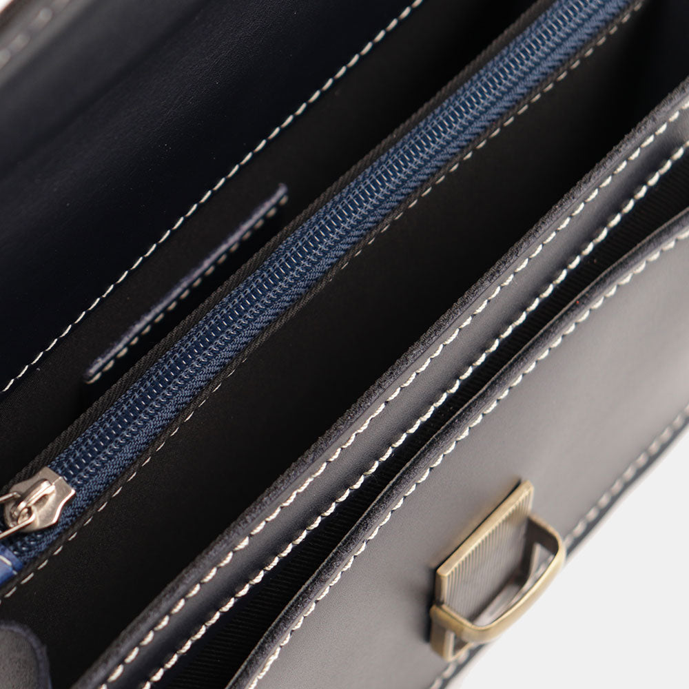 Beauty Uomo VIAVERDI Made in Italy in Pelle Blu