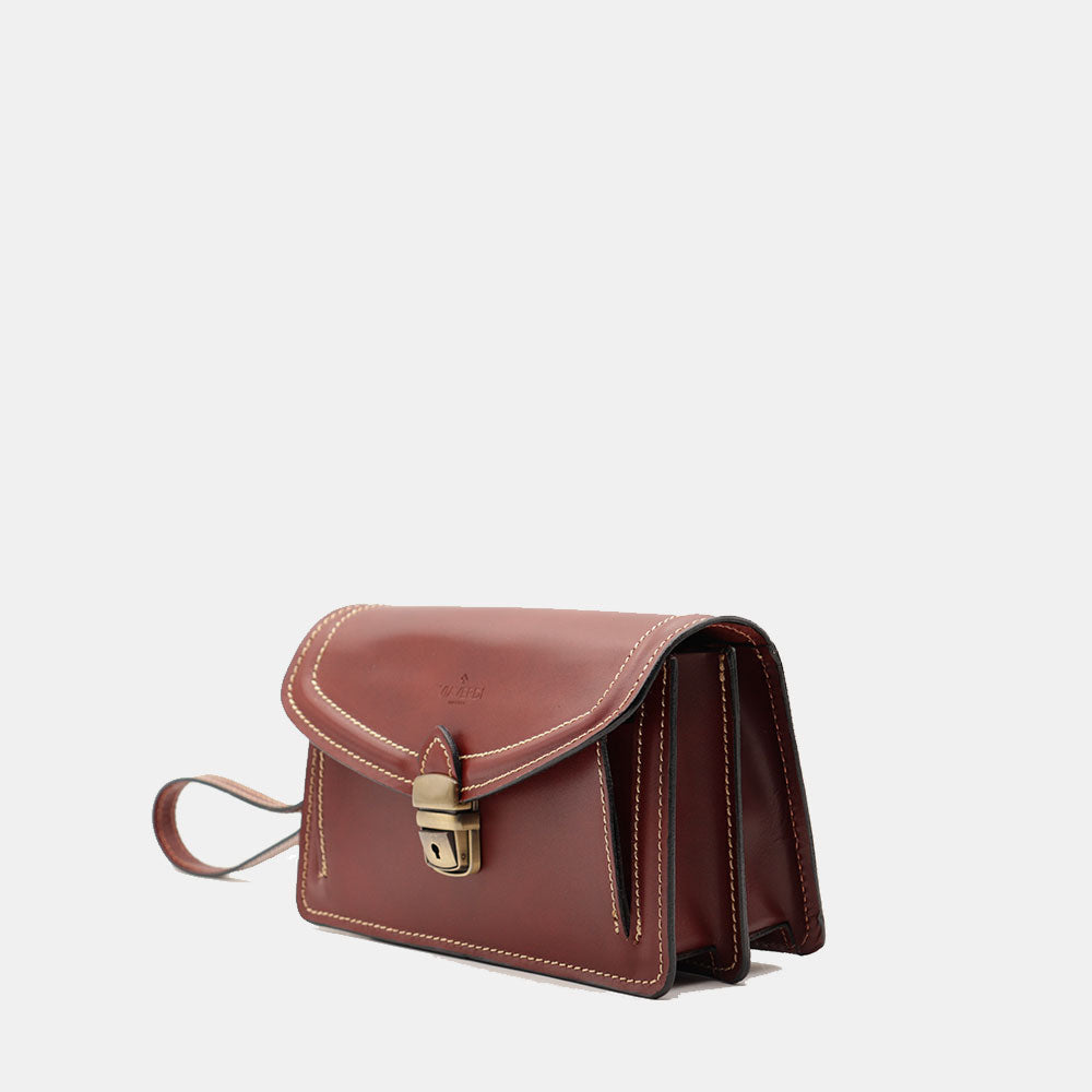 Beauty Uomo VIAVERDI Made in Italy in Pelle Marrone