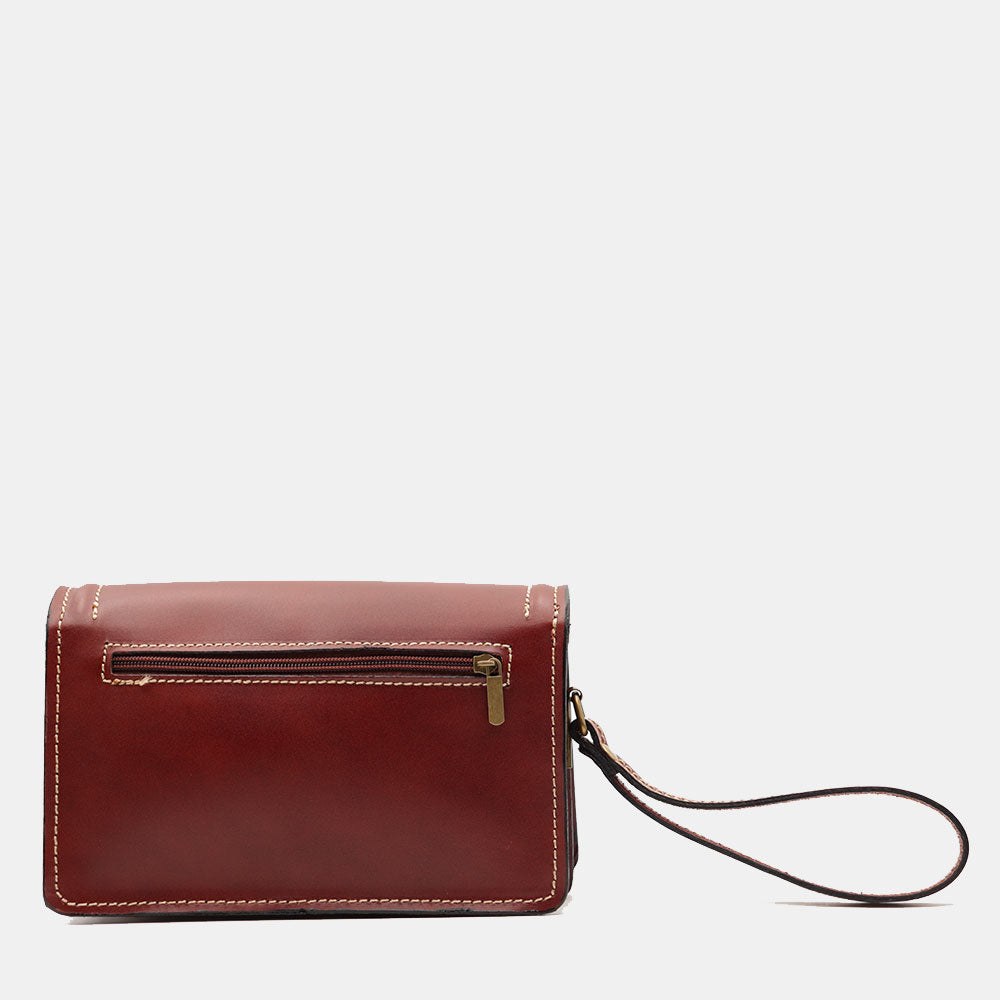 Beauty Uomo VIAVERDI Made in Italy in Pelle Marrone