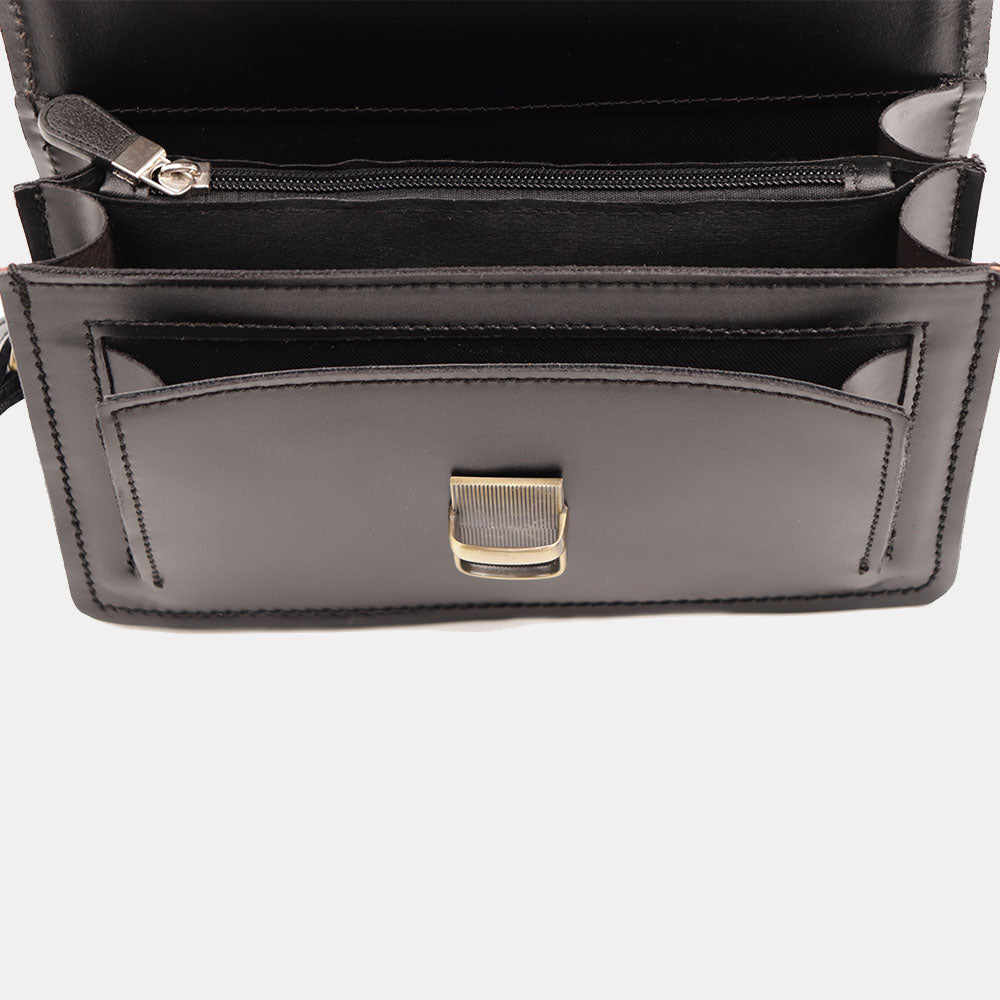 Beauty Uomo VIAVERDI Made in Italy in Pelle Nero