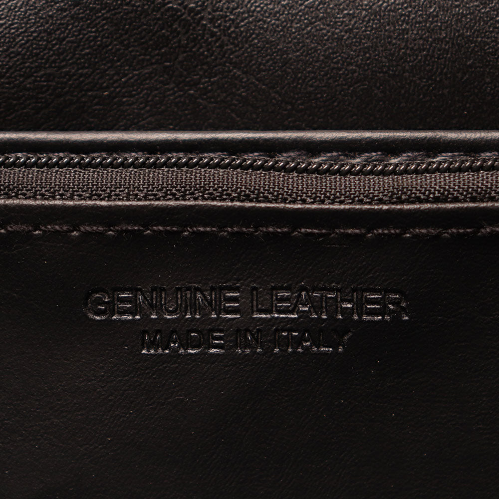 Borsa a Mano VIAVERDI in Camoscio Nera Made in Italy linea Castiglione