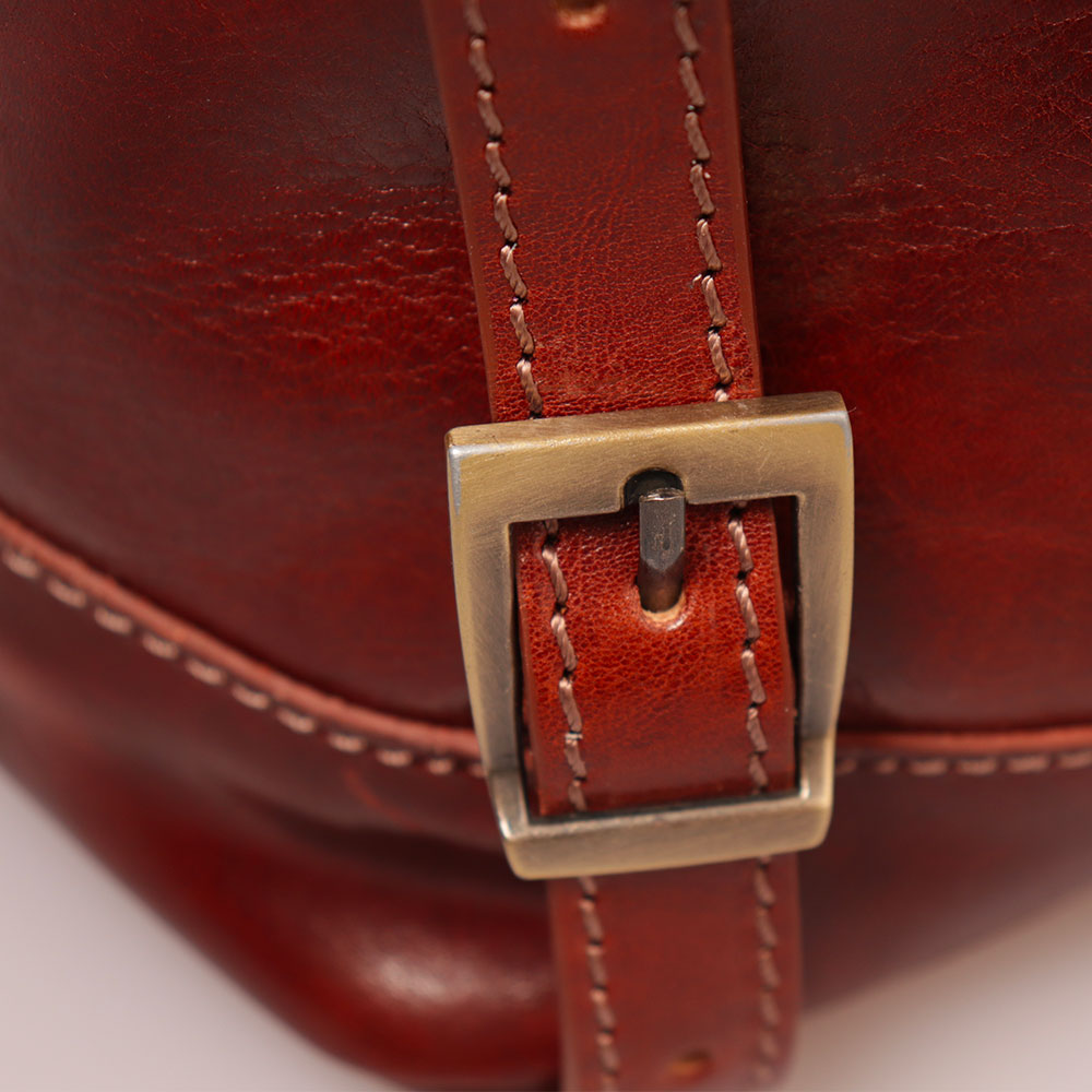 Zaino Donna in Pelle Marrone VIAVERDI Made in Italy linea Firenze