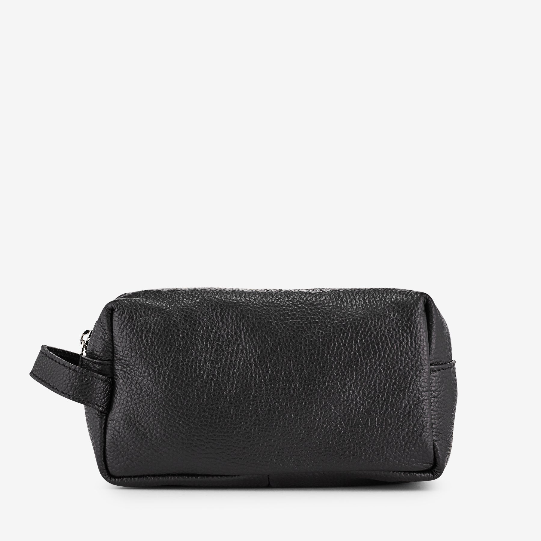 Beauty Case in Pelle Nero VIAVERDI Made in Italy