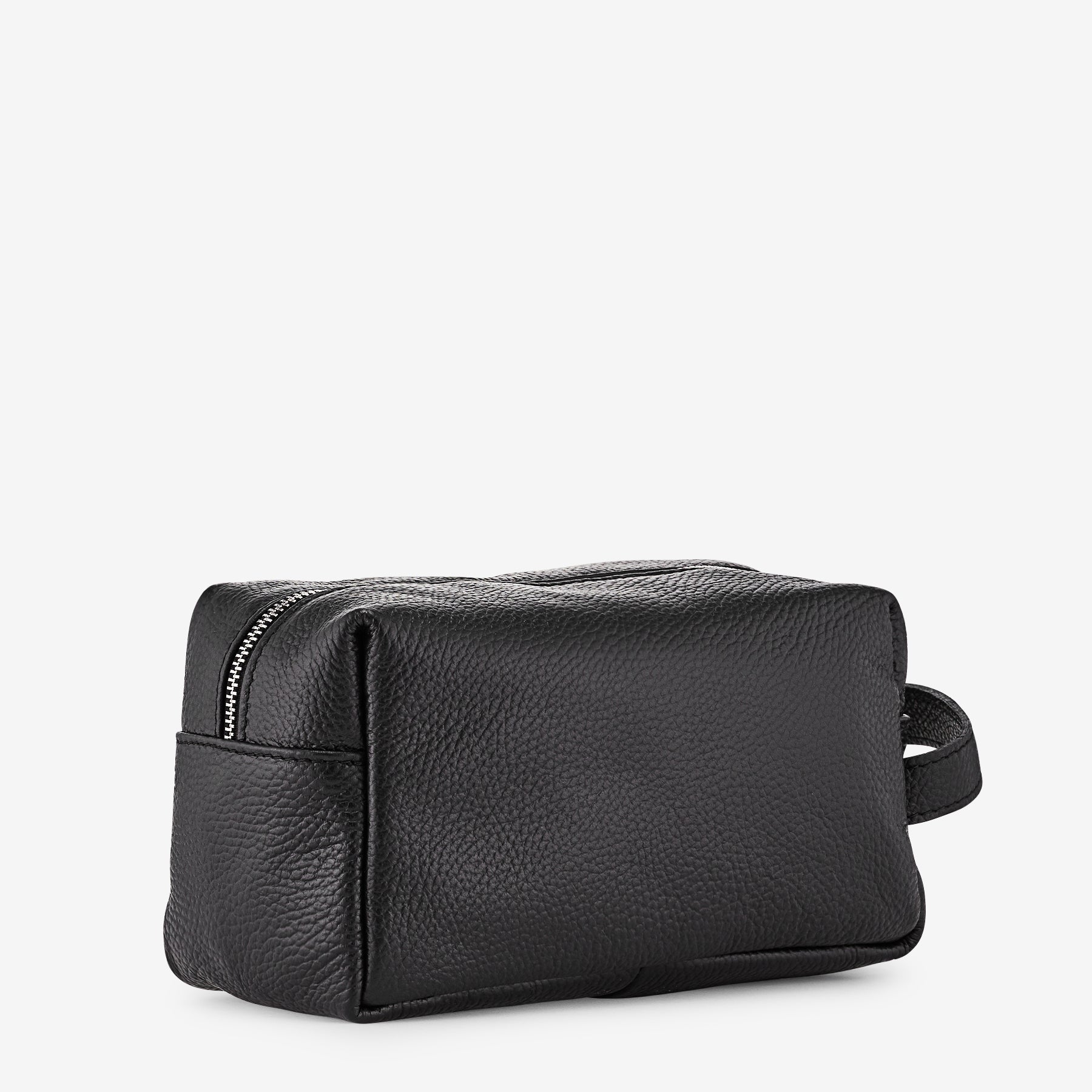 Beauty Case in Pelle Nero VIAVERDI Made in Italy