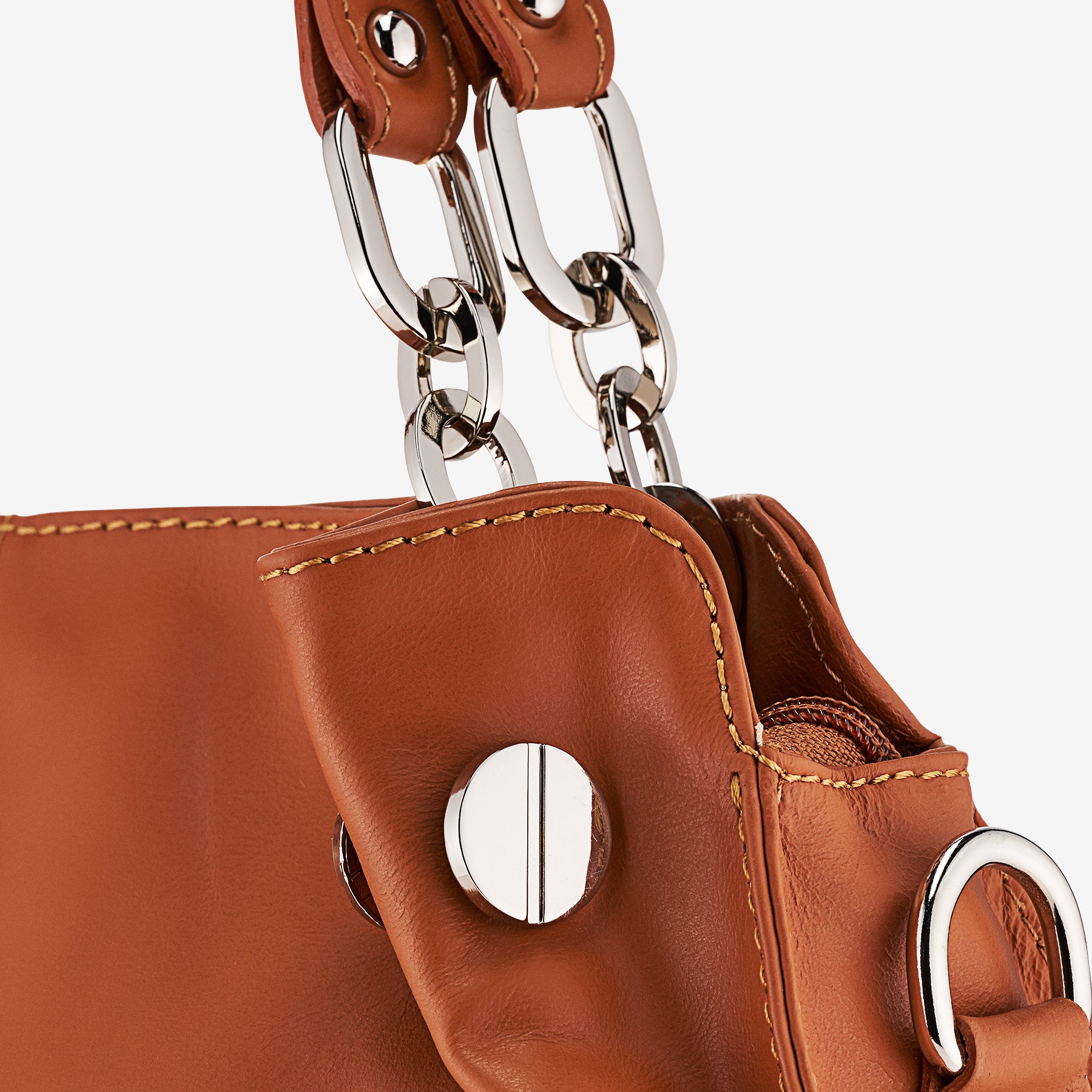 Bolso de Hobo de Piel Negra VIAVERDI Made in Italy