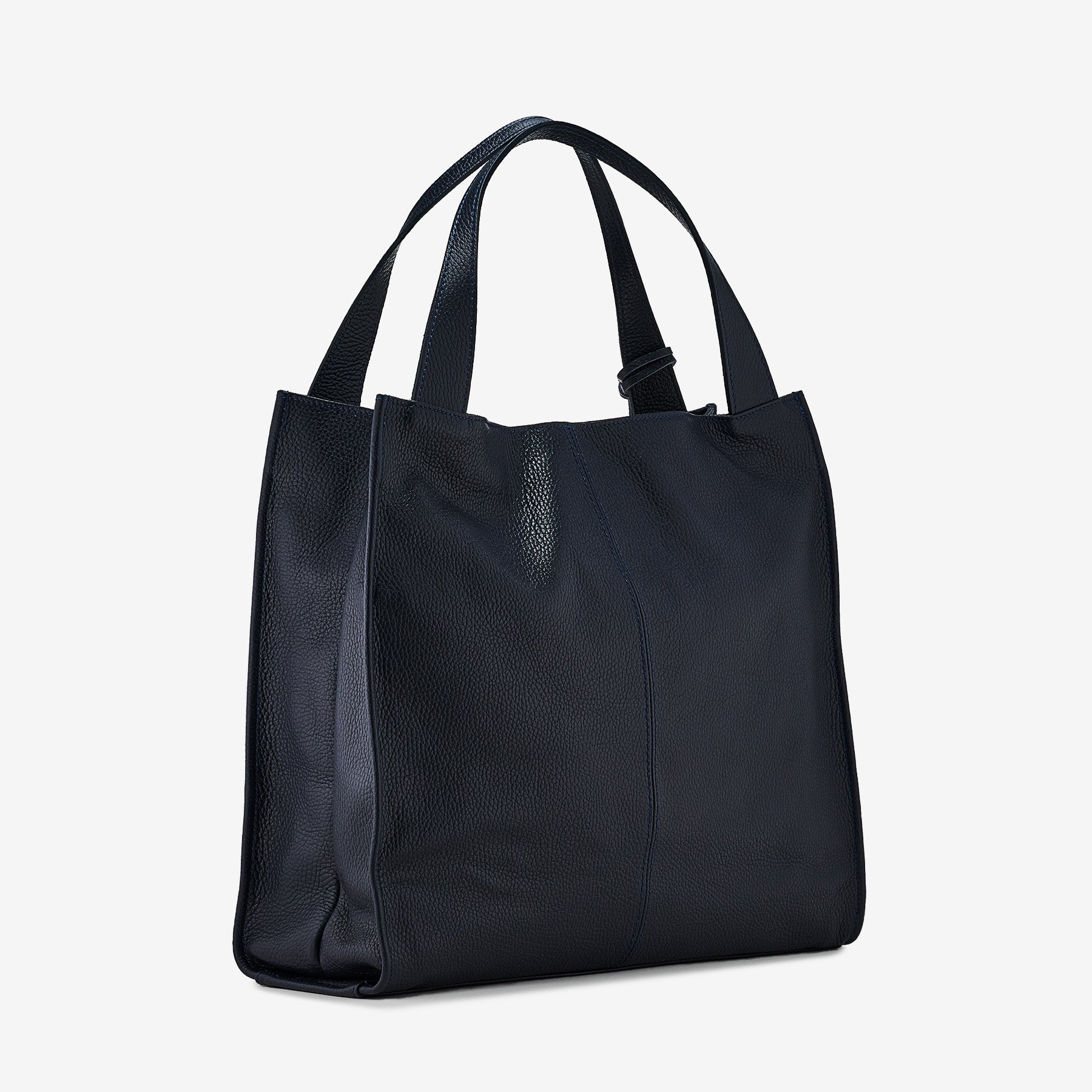 Borsa Tote in Pelle Blu VIAVERDI Made in Italy