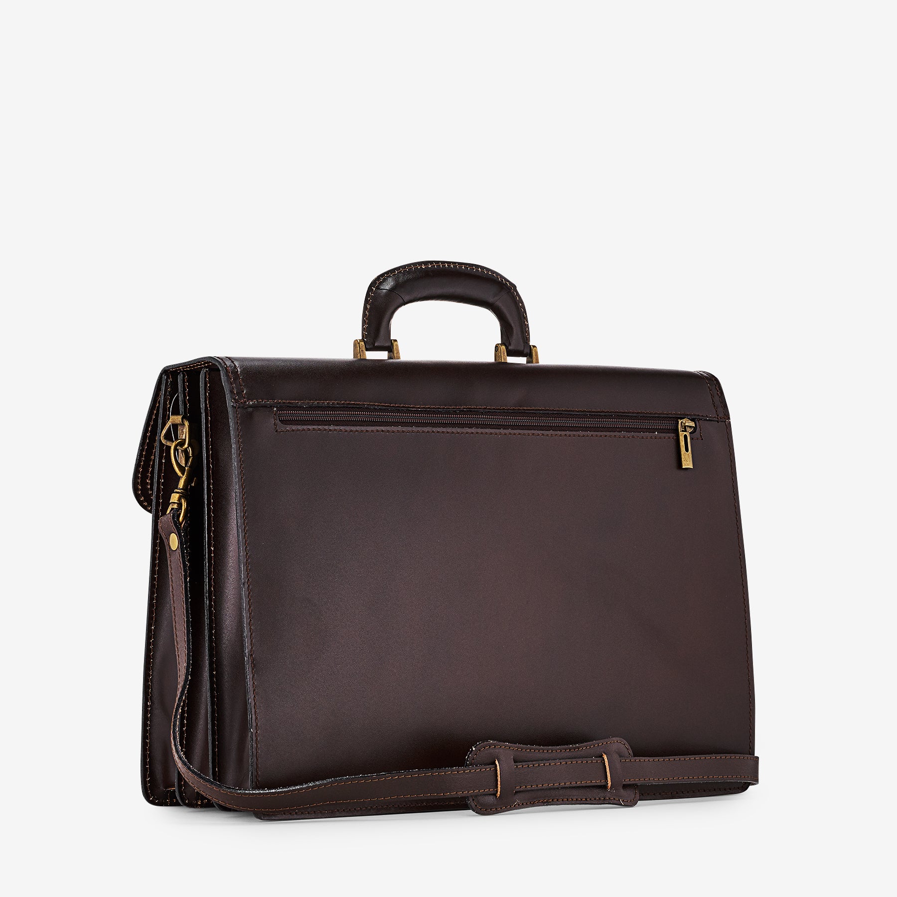 Cartella in Pelle Testa di Moro VIAVERDI Made in Italy - 3 Soffietti Pc 15.6