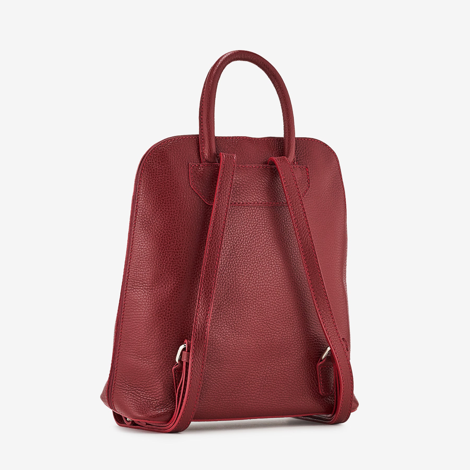 Zaino Donna in Pelle Rosso VIAVERDI Made in Italy