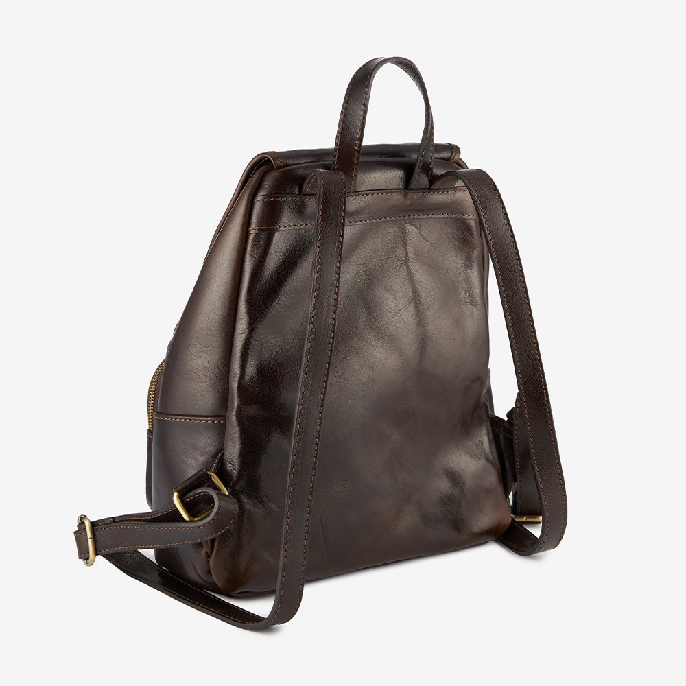 Zaino in Pelle Testa di Moro VIAVERDI Made in Italy