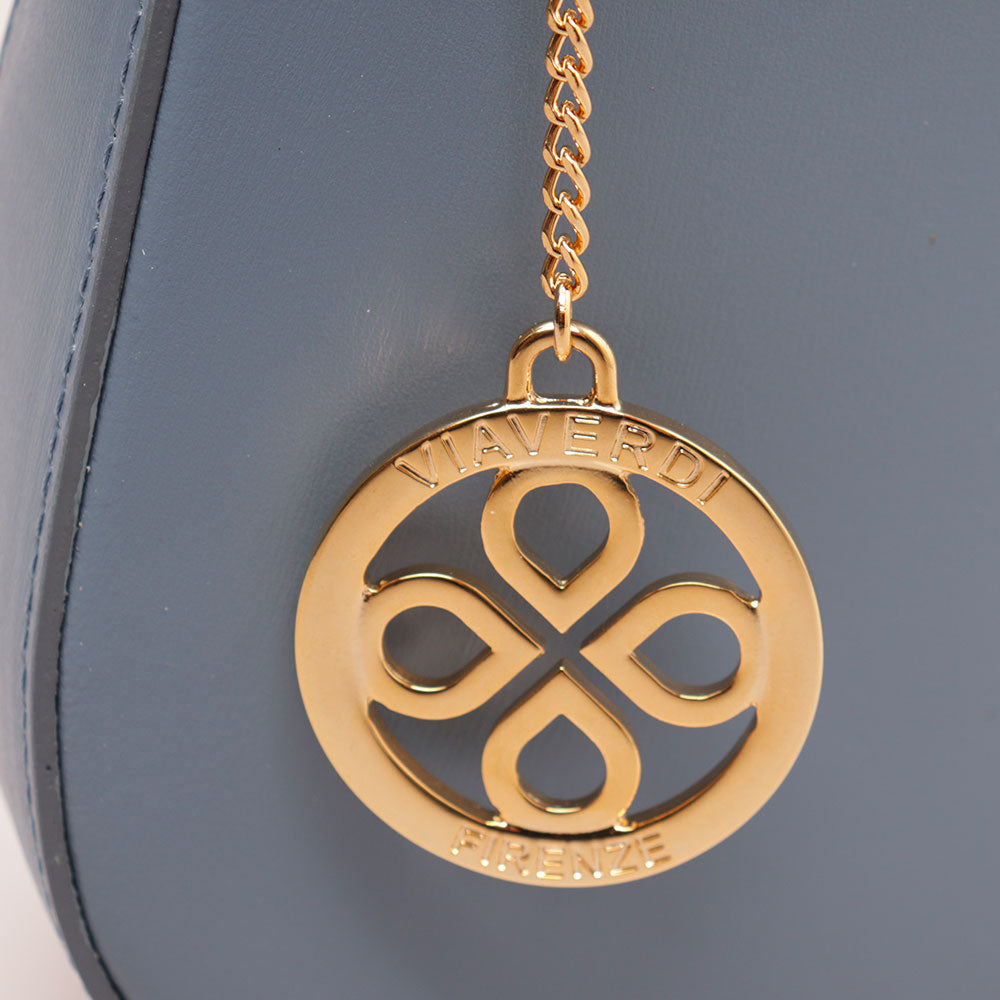 Borsa a Spalla VIAVERDI in Pelle Avio Made in Italy linea Certaldo