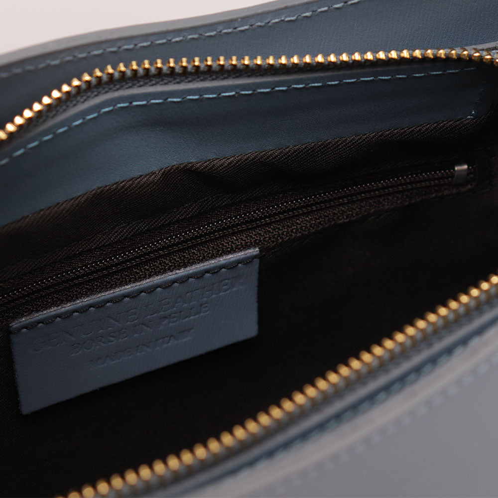 Borsa a Spalla VIAVERDI in Pelle Avio Made in Italy linea Certaldo