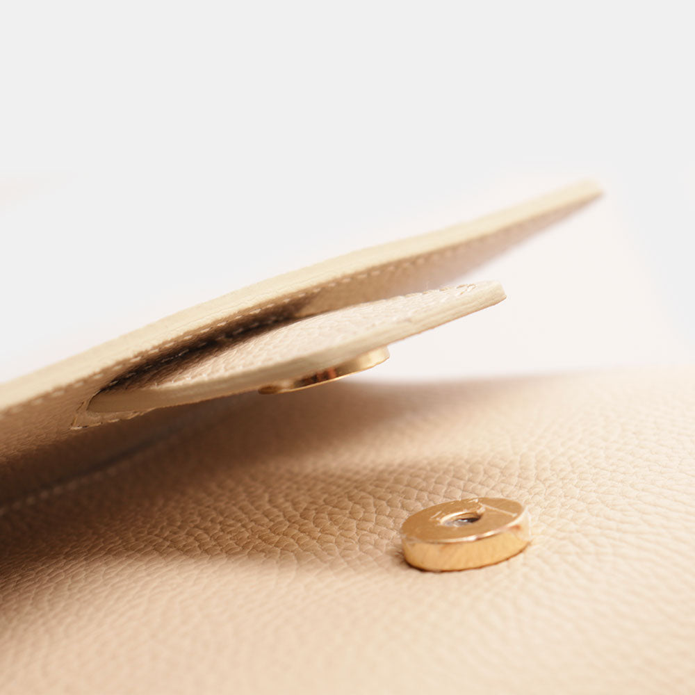 Borsa a Mano con Tracolla VIAVERDI in Pelle Beige Made in Italy linea Fiesole