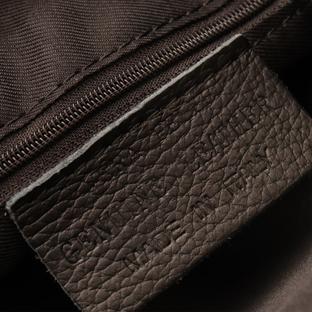 Borsa a Mano VIAVERDI in Pelle Blu Made in Italy