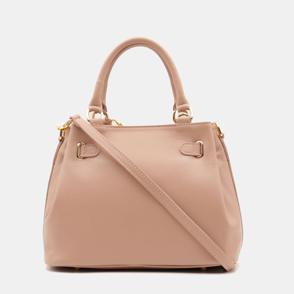 VIAVERDI Women's Handbag in Powder Leather Made in Italy, Artimino line