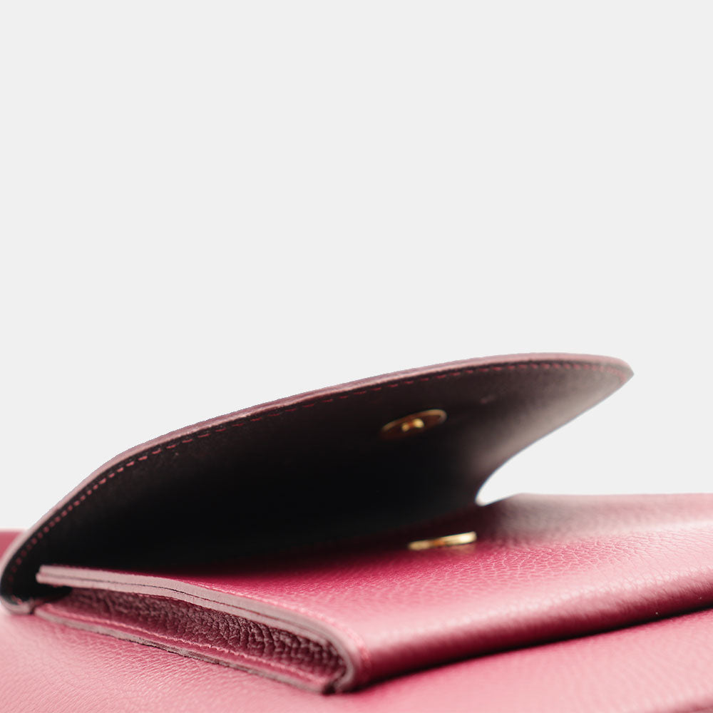 Damen-Lederrucksack VIAVERDI in Bordeaux Made in Italy Linie San Gimignano