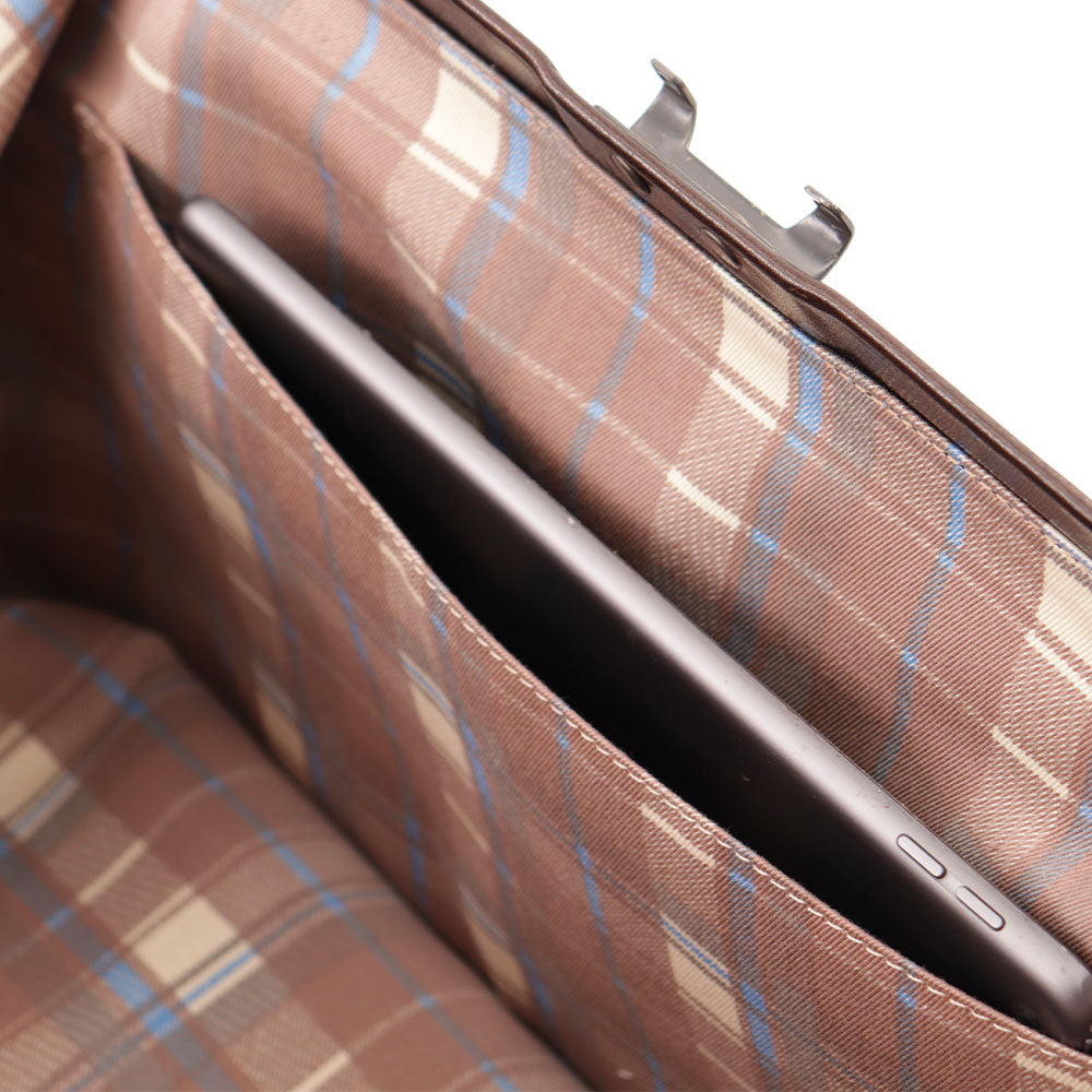 Borsa Medico Classica in Pelle Testa di Moro VIAVERDI Made in Italy linea Firenze