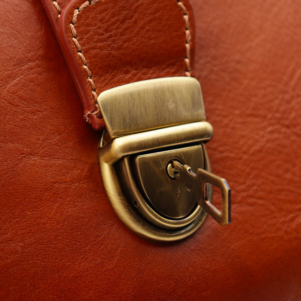 VIAVERDI Arzttasche aus Leder, hergestellt in Italien, Florence-Linie