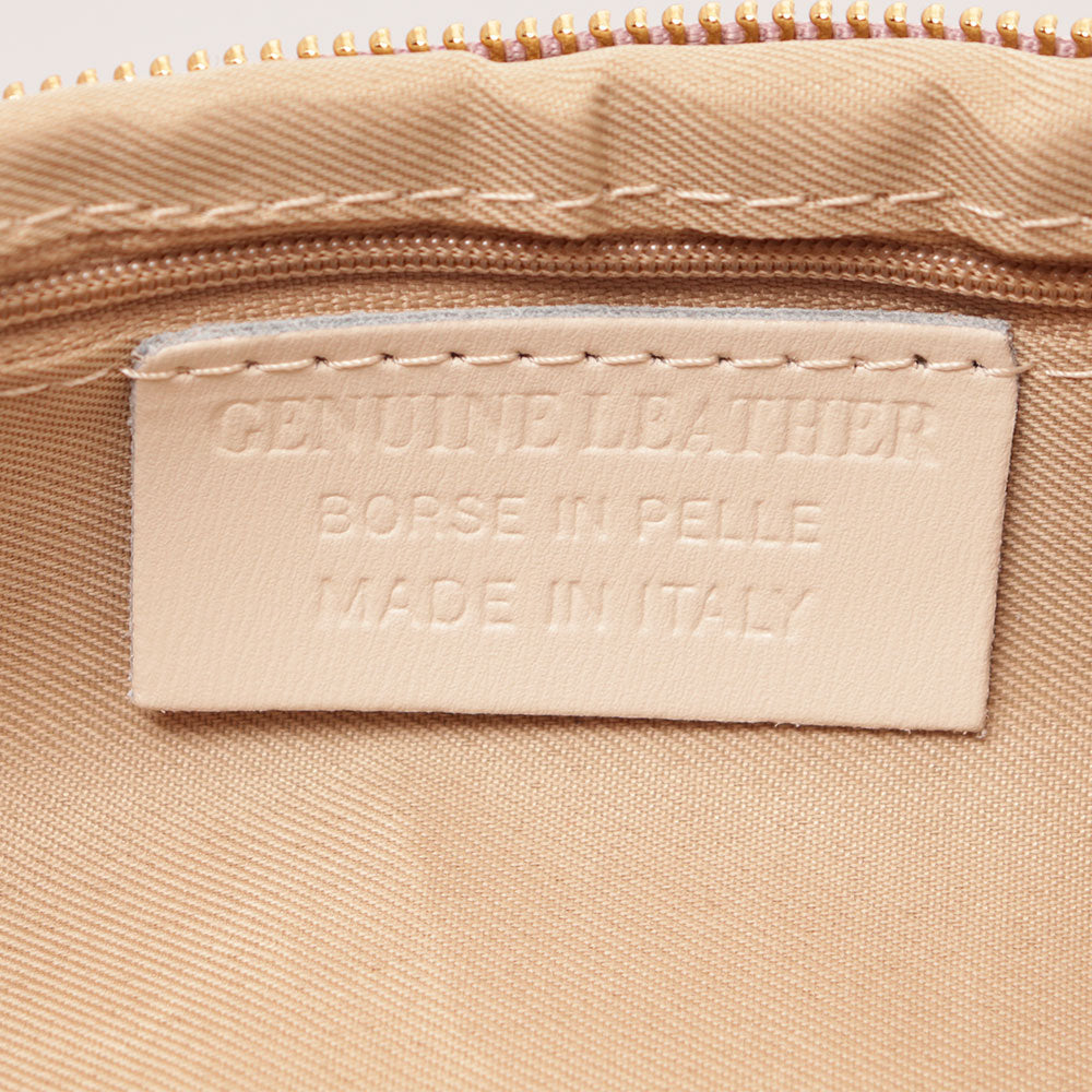 Borsa Hobo a Spalla con Catena VIAVERDI in Pelle Lilla Made in Italy linea Monteriggioni