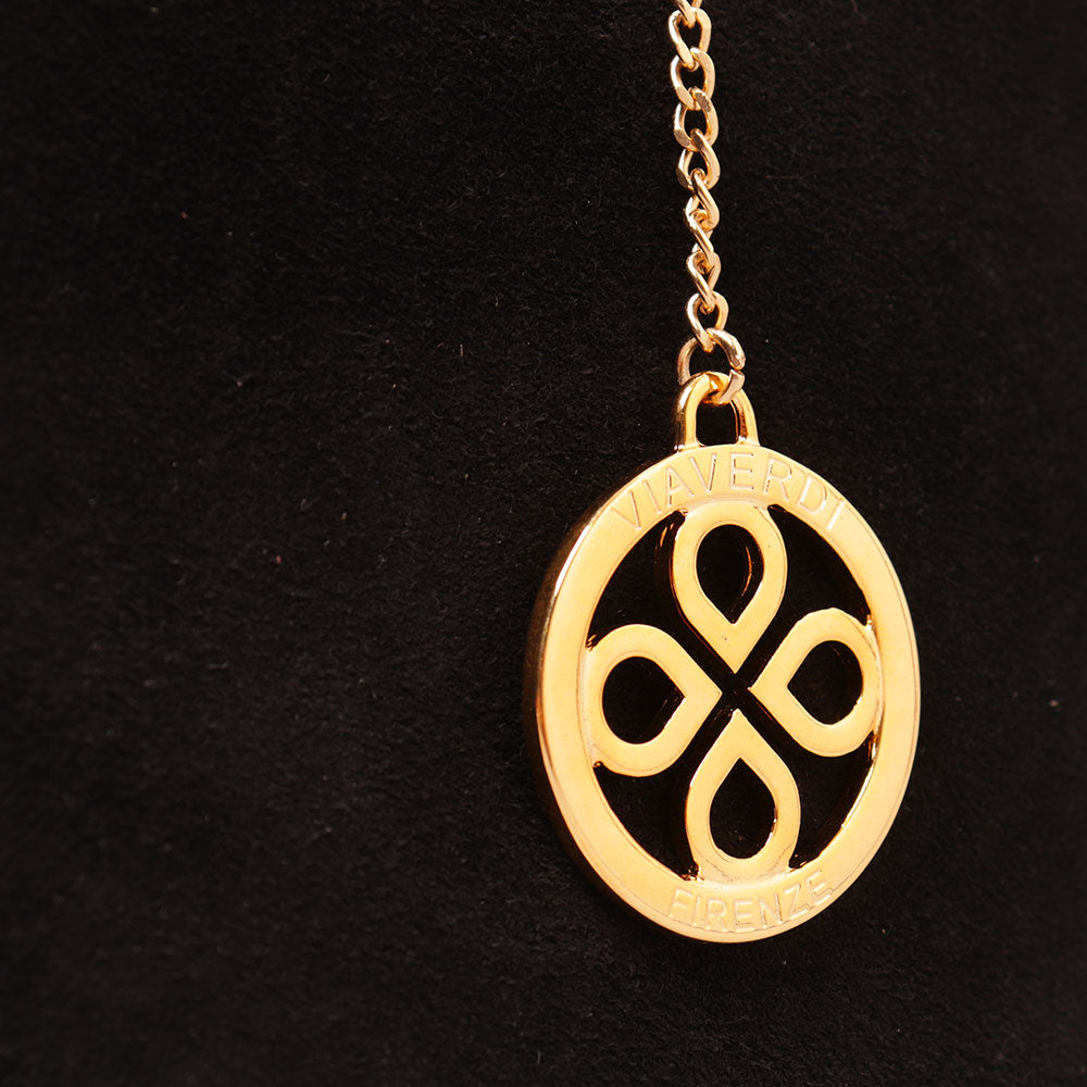 Borsa Secchiello con Pochette VIAVERDI in Camoscio e Pelle Nera Made in Italy linea Pienza