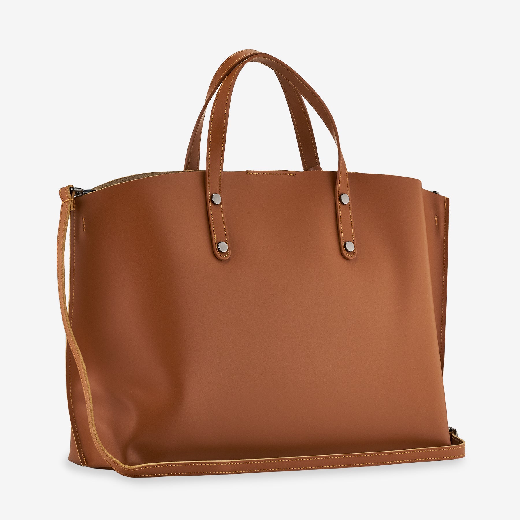 Borsa a Mano in Pelle Marrone VIAVERDI Made in Italy