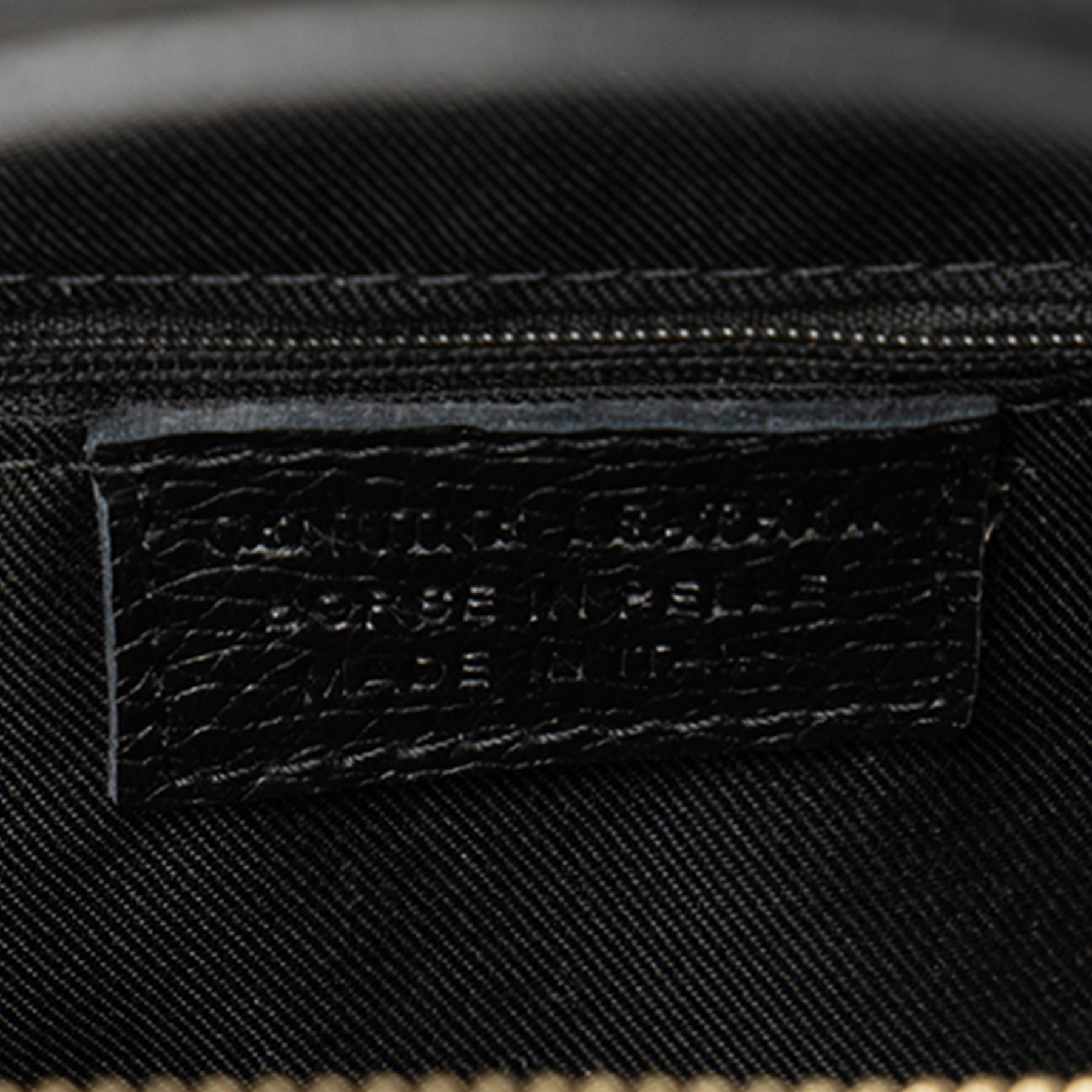 Borsa a Mano con Tracolla VIAVERDI in Pelle Nera Made in Italy linea Castiglione