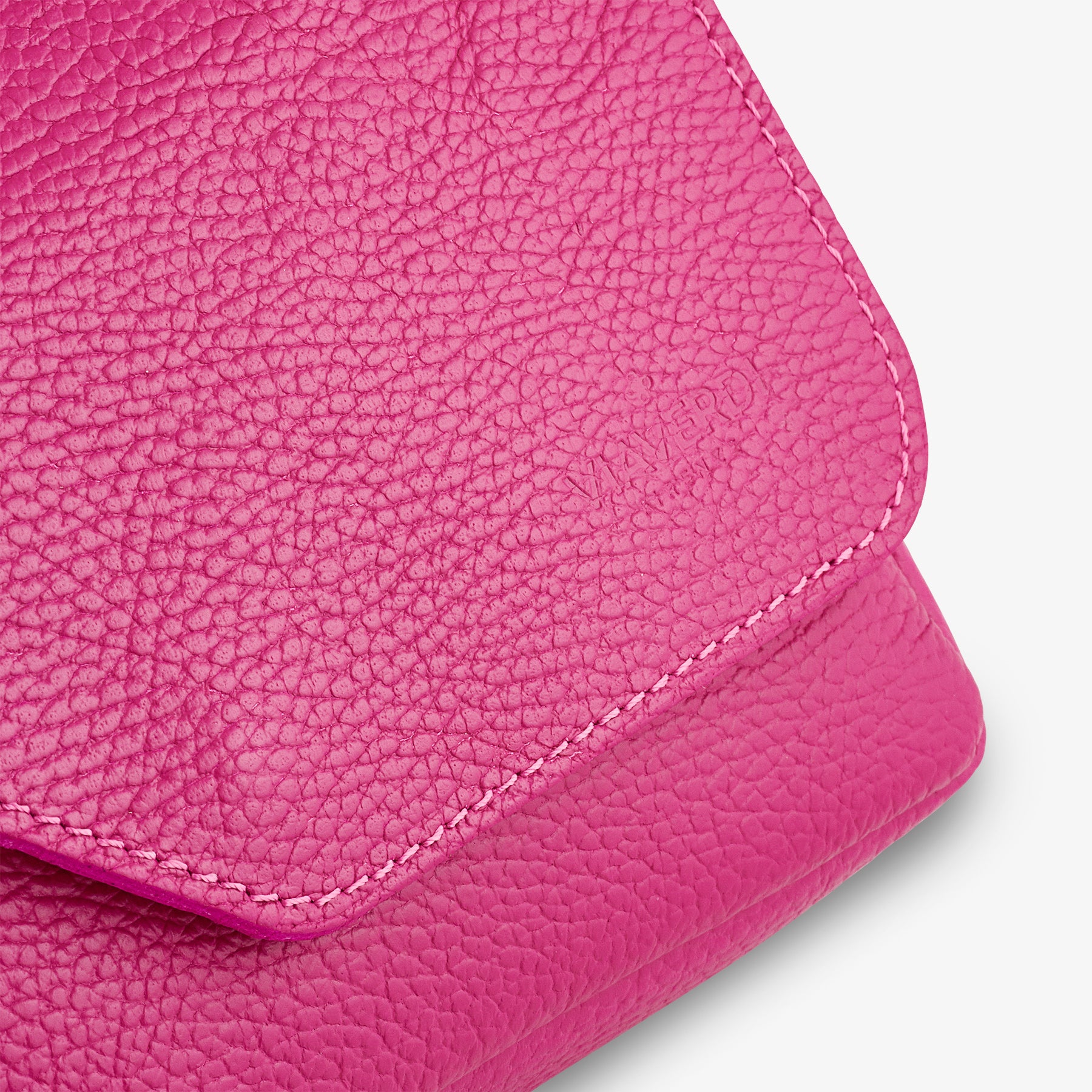 Borsa Piccola a Tracolla in Pelle Fucsia VIAVERDI Made in Italy