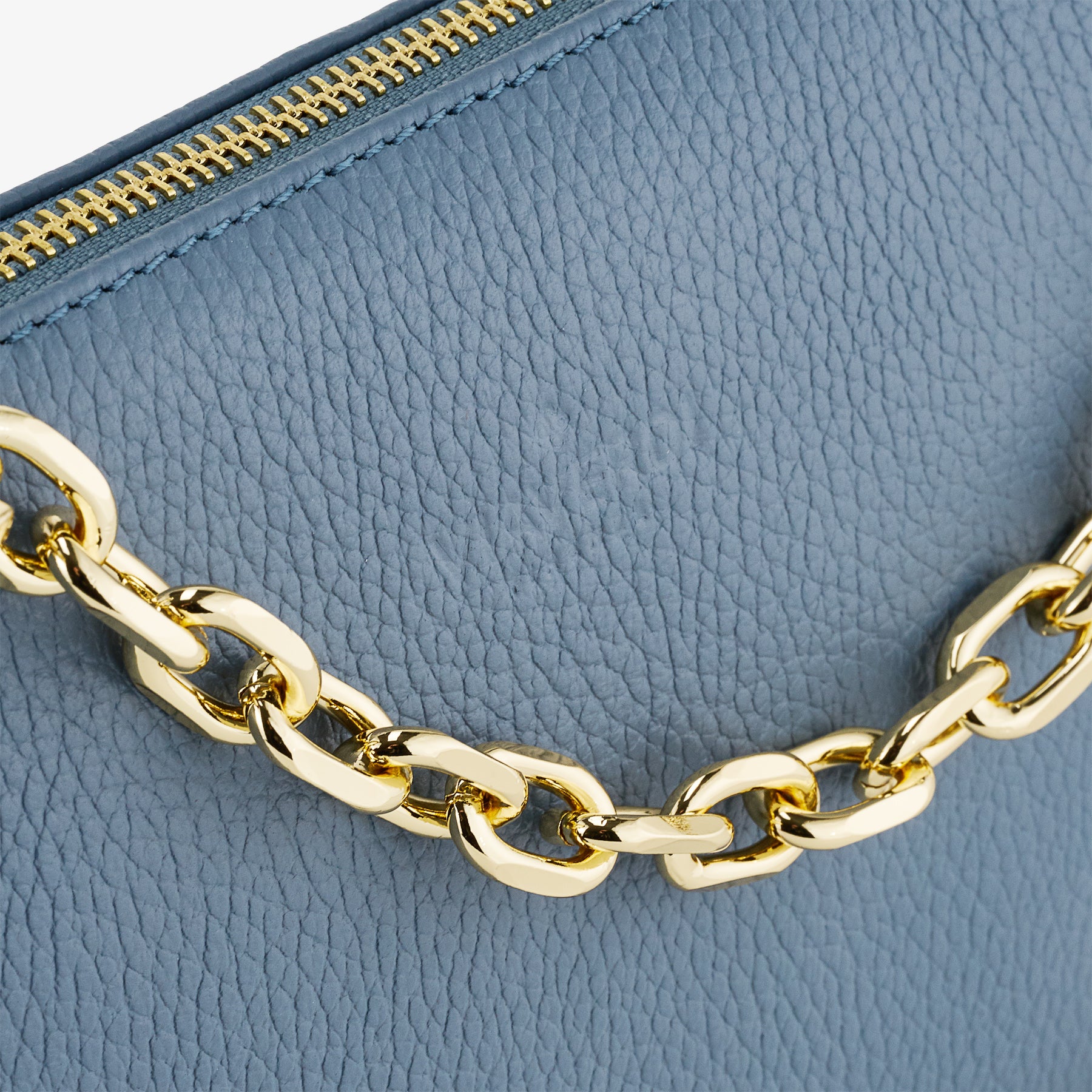 Borsa a Spalla in Pelle Color Carta da Zucchero con Tracolla VIAVERDI Made in Italy