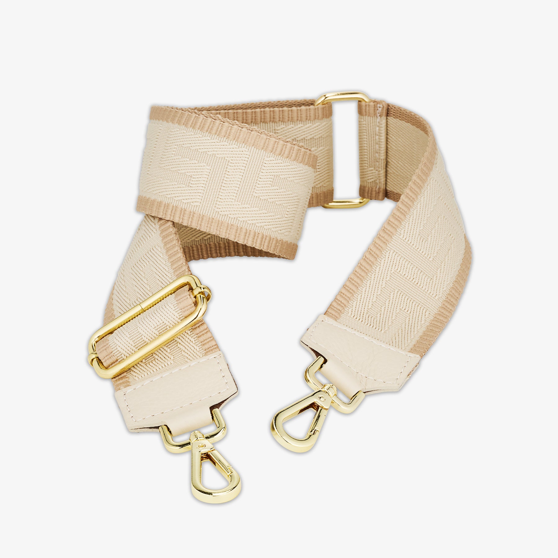 Borsa Camera Bag Media in Pelle Avorio con Tracolla VIAVERDI Made in Italy