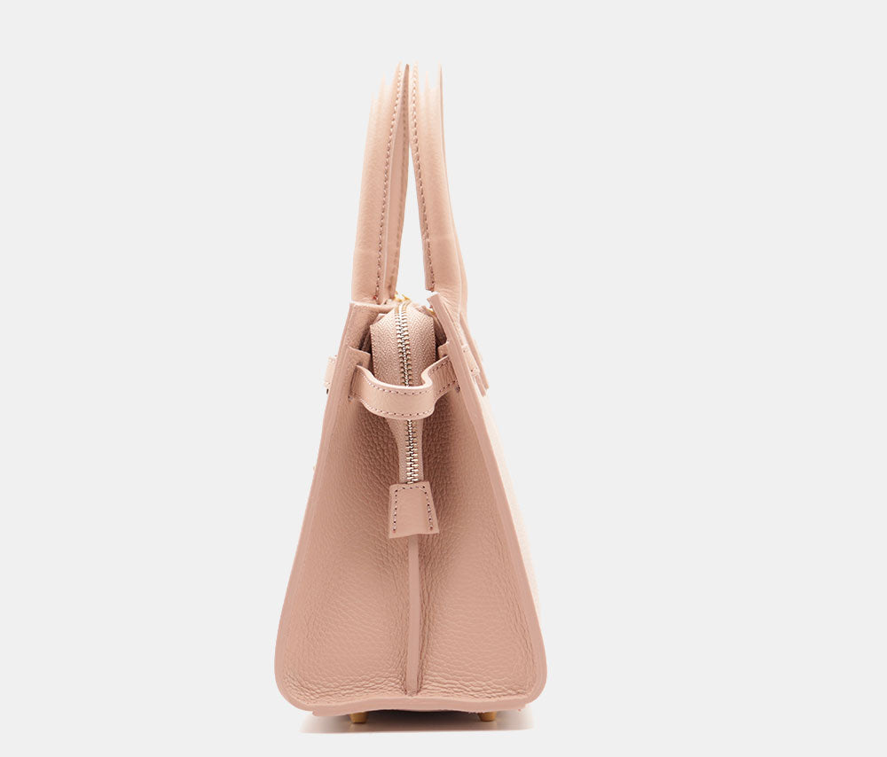 VIAVERDI Women's Handbag in Powder Leather Made in Italy, Artimino line