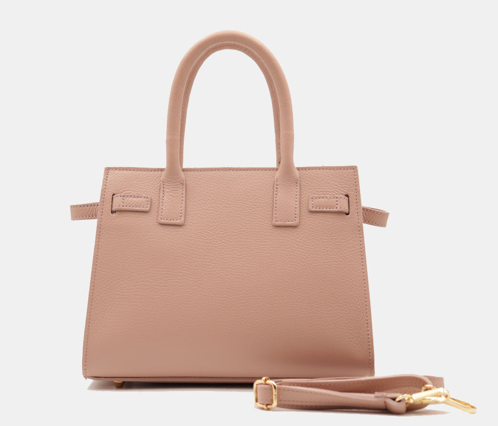 VIAVERDI Women's Handbag in Powder Leather Made in Italy, Artimino line