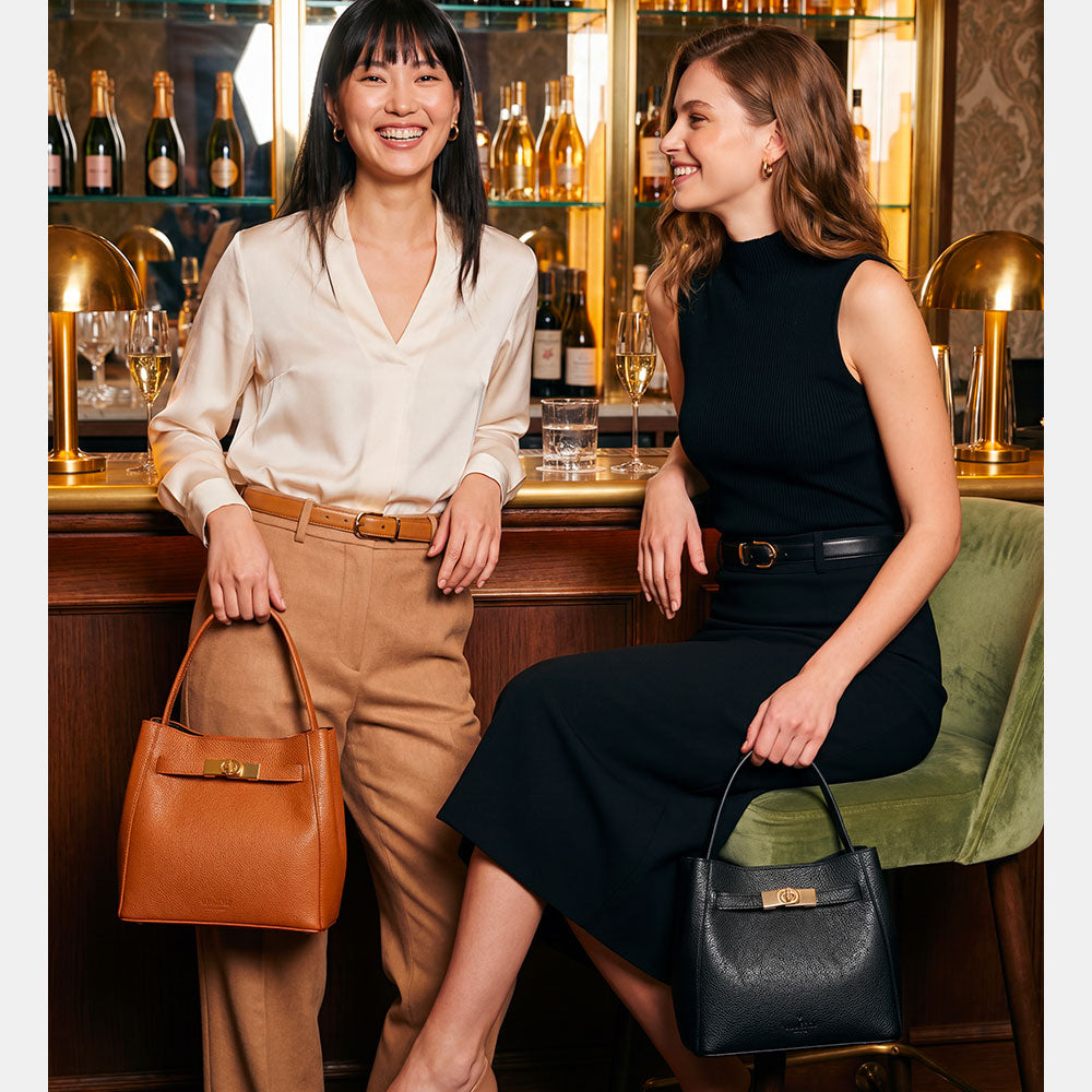 Borsa Donna a Mano Piccola VIAVERDI in Pelle Beige Made in Italy linea Artimino