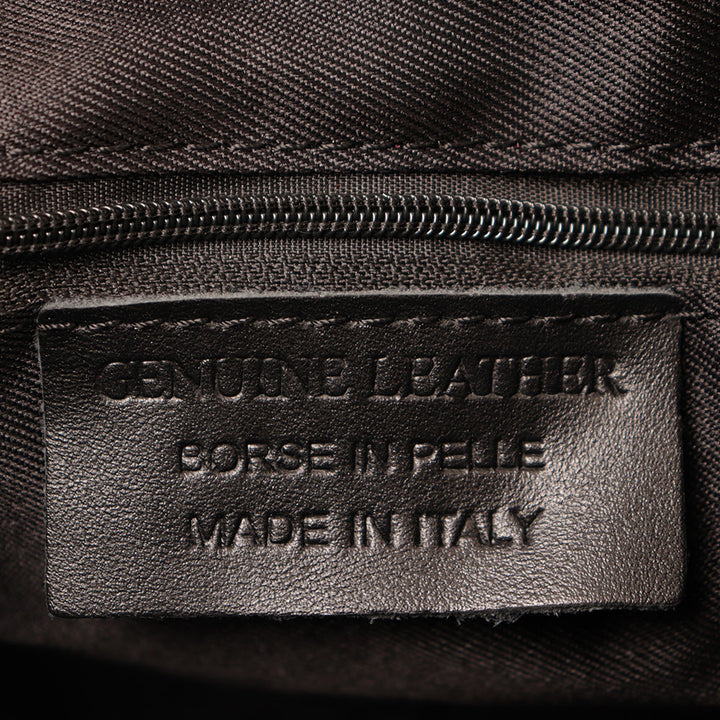 Borsa Donna a Secchiello VIAVERDI in Camoscio e Pelle Taupe Made in Italy linea Cortona