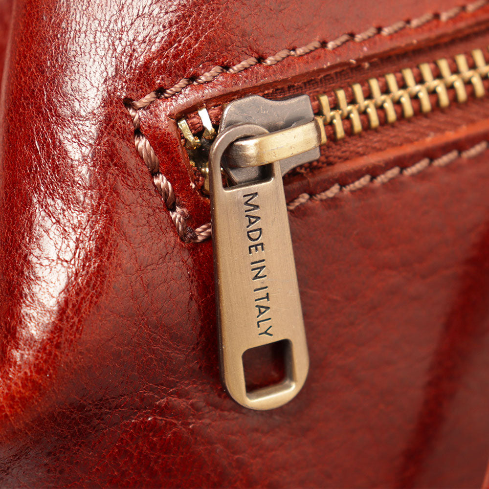 Zaino Donna in Pelle Marrone VIAVERDI Made in Italy linea Firenze